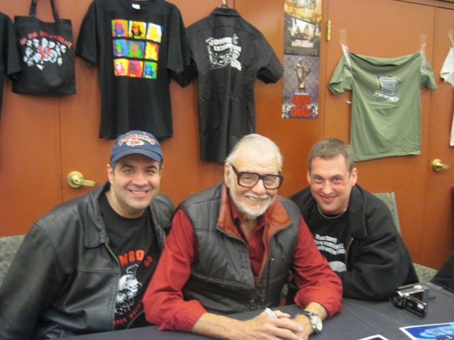 Dave Fuentes & Jason Lucas with George Romero