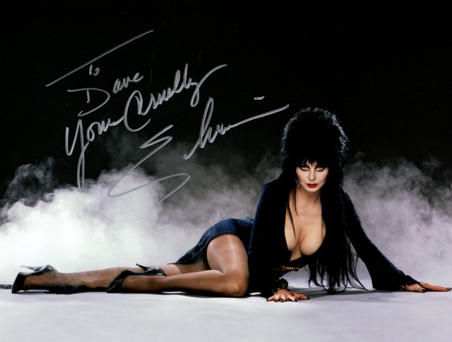 Elvira Mistress of the Dark Autograph