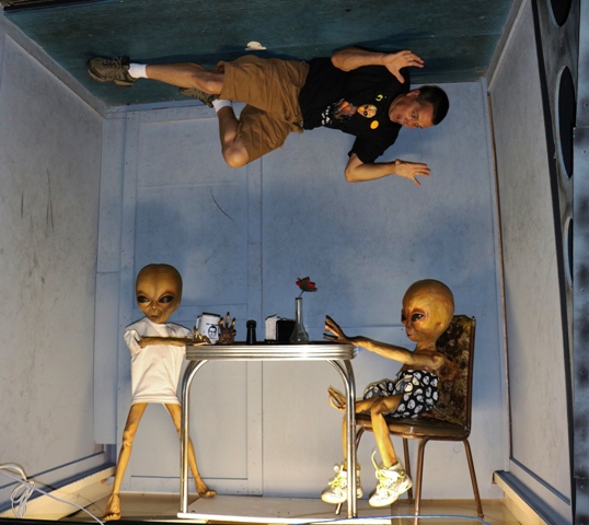 Spider-Man's got nothing on David!