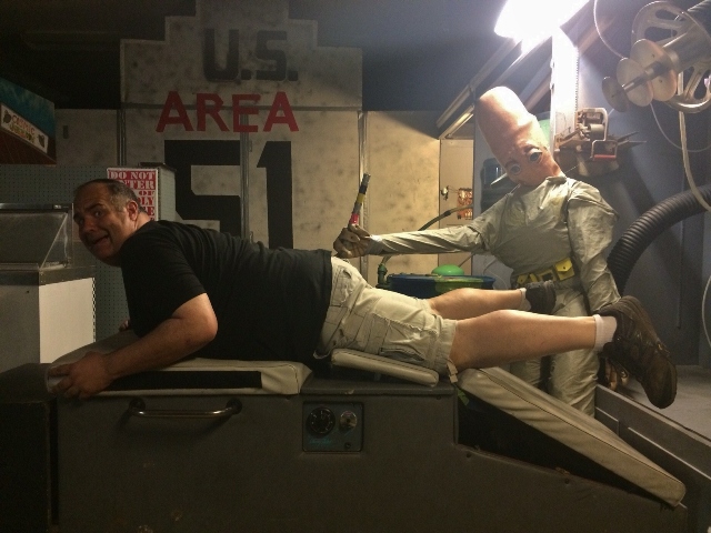 Dave gets probed Roswell-style!