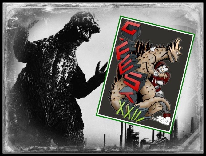 Godzilla in a scene from the film 'Godzilla VS. The Smog Monster', 1971. (Photo by Toho/Getty Images)