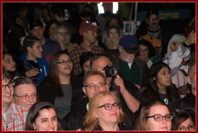 Photo of me photographing the event- courtesy Jim Roche
