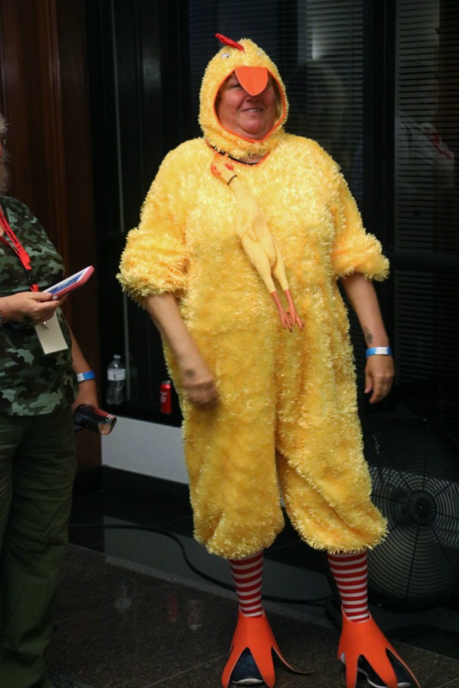 Rubber Chicken Woman