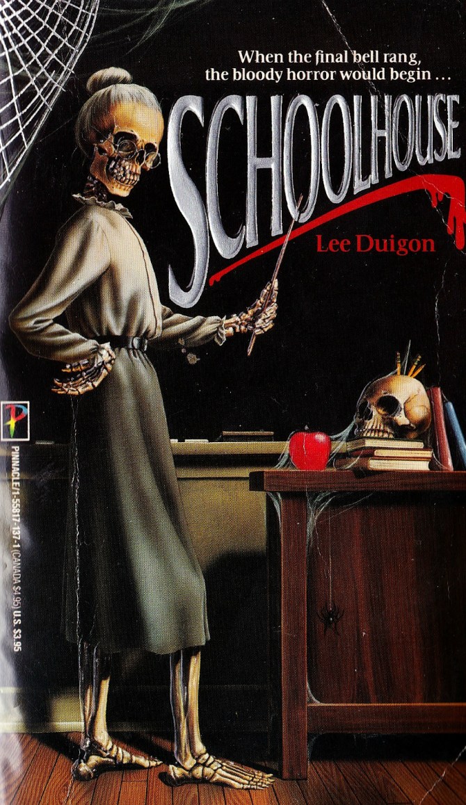Vintage horror paperback cover 