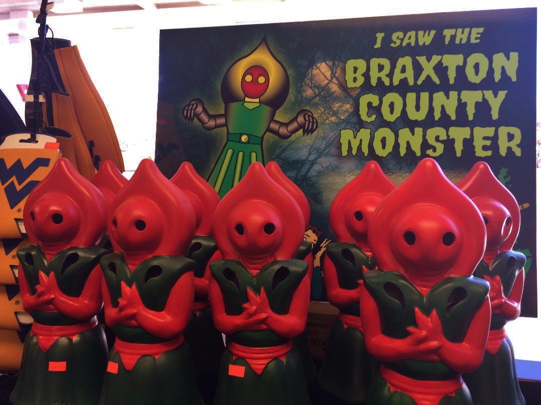 Ceramic lanterns of the Flatwoods monster