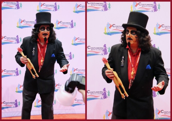 TV horror host, Svengoolie photo op TV horror host, Svengoolie