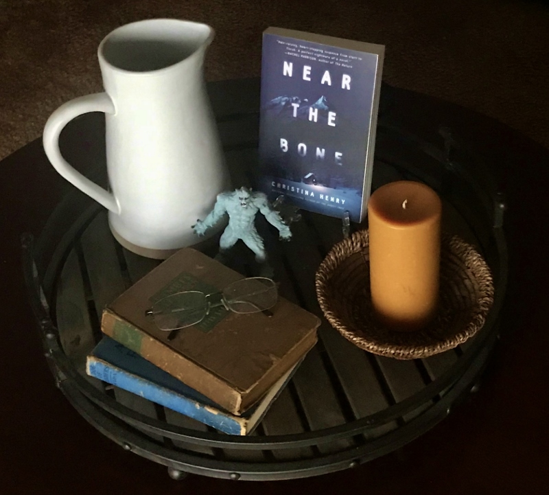 Near the Bone book display