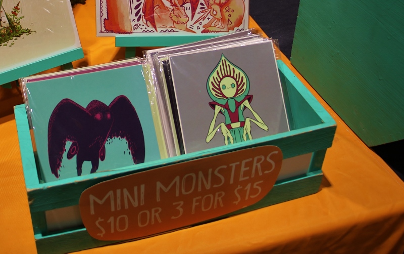 Custom Cryptid prints - The Mothman & Flatwoods Monster