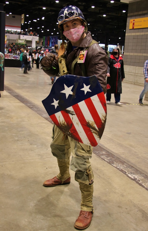 Captain America Cosplayer at the Chicago Comic & Entertainment Expo
