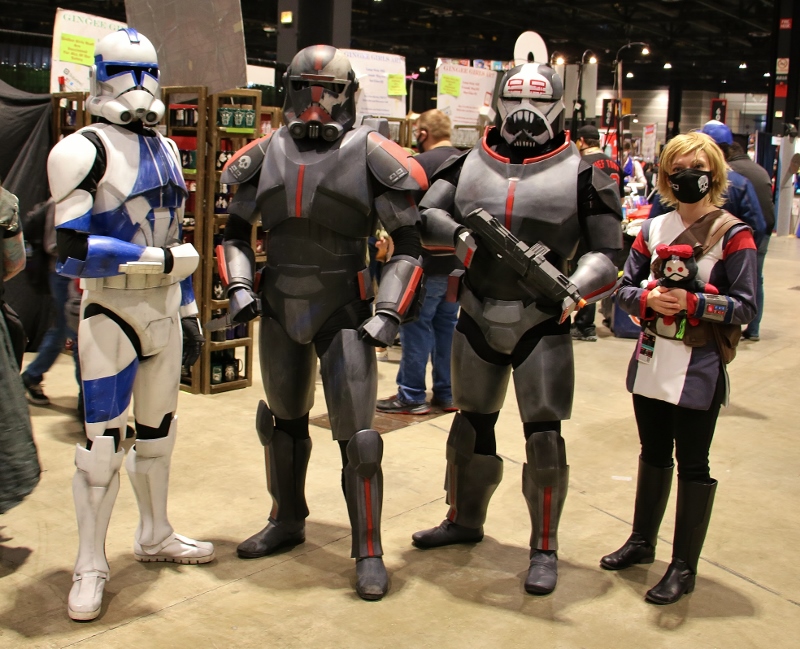 STAR WARS Cosplayers at the 2021 Chicago Comic & Entertainment Expo C2E2