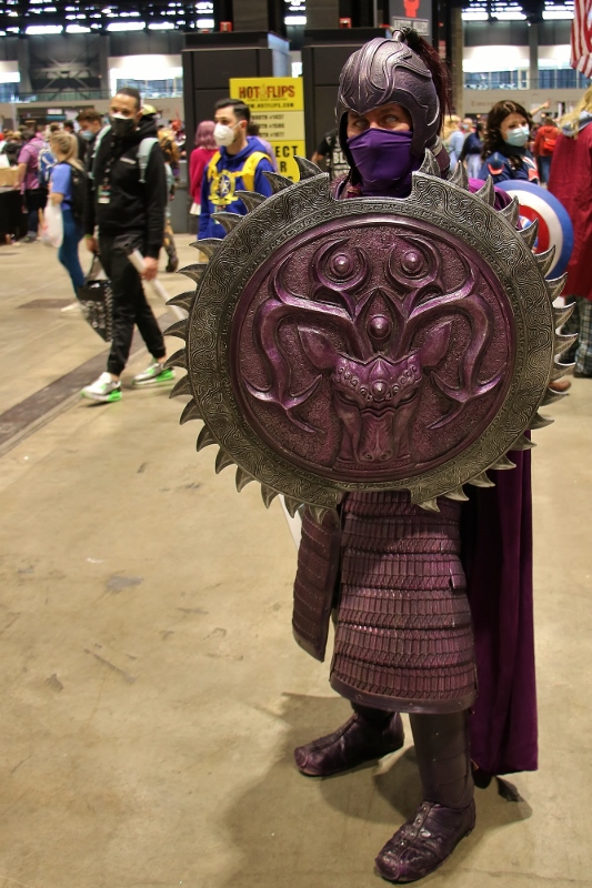 Cosplayer at the 2021 Chicago Comic & Entertainment Expo C2E2