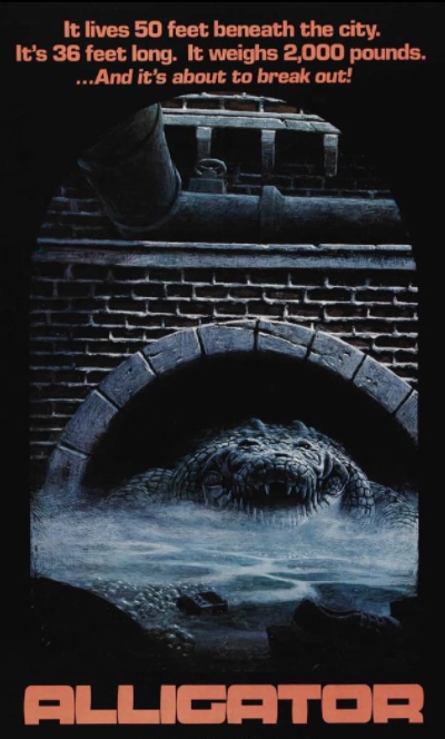 Movie poster for the film Alligator