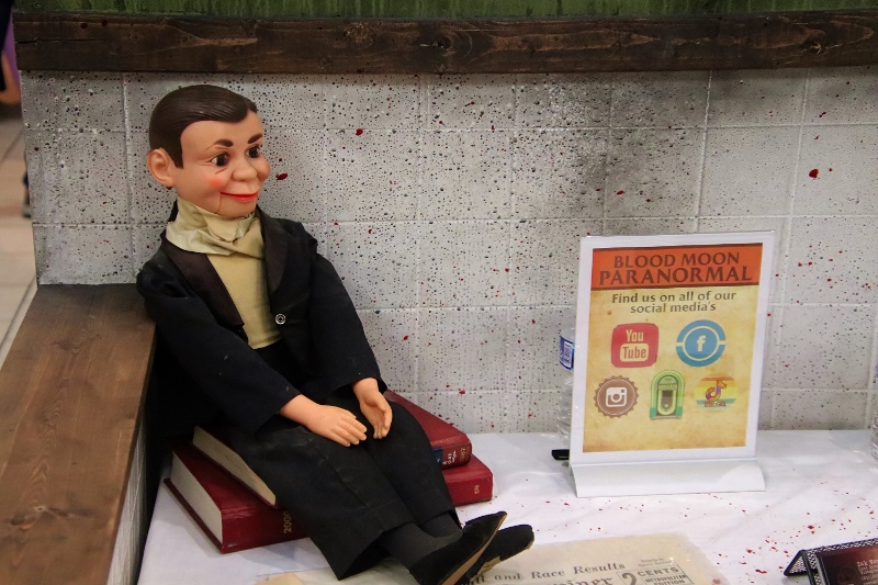 Photo of a Ventriloquist dummy at Chicago Paranormal Conference